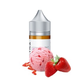 Saltica Strawberry Ice Cream Salt Likit şişe ve dondurma görseli