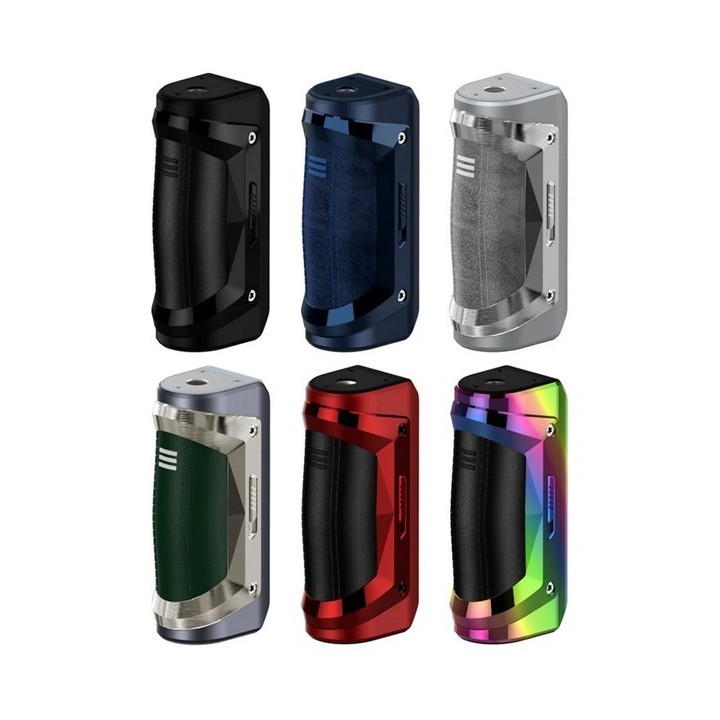GeekVape Aegis Solo 2 Mod Pod Mod renk seçenekleri siyah, mavi, gümüş, yeşil, kırmızı, rainbow.