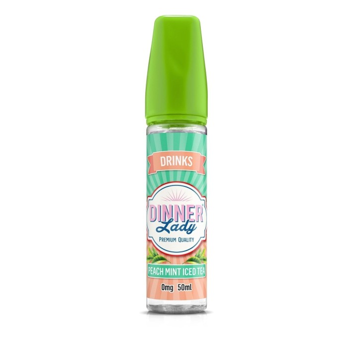 Dinner Lady Peach Mint Iced Tea E Likit 50ml Yeşil Kapaklı Şişe