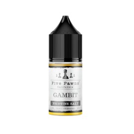 Five Pawns Gambit Salt Likit 30ml - Siyah Kapaklı Nikotin Tuzu E-Likit