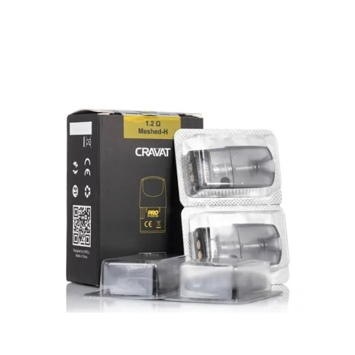 Uwell Cravat 1.2Ω Meshed-H Kartuş yedek tank, ambalajlı.