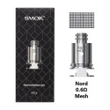 Smok Nord 0.6Ω Mesh Coil 5'li Paket, Gümüş Metal