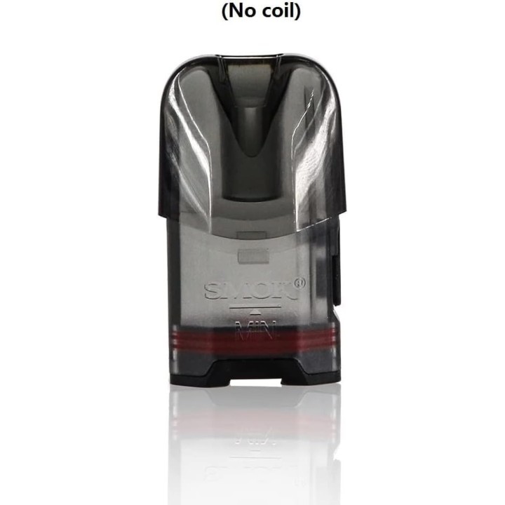 Smok Nfix Pro Kartuş yedek parça, koyu gri şeffaf tank.