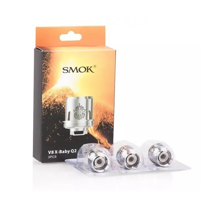 SMOK TFV8 X-Baby Q2 Coil 3'lü Paket Yedek Atomizer Başlığı