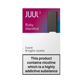 Juul 2 Kartuş Ruby Menthol 2'li paket 18mg/mL nikotin
