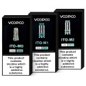 Voopoo ITO Coil çeşitleri (M0, M1, M2) 5'li paket, farklı Ohm değerleri.
