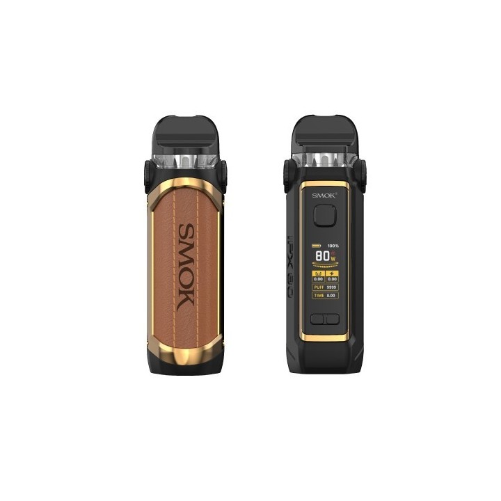 Smok IPX 80 Pod Mod Siyah Kahverengi Deri 80W Elektronik Sigara