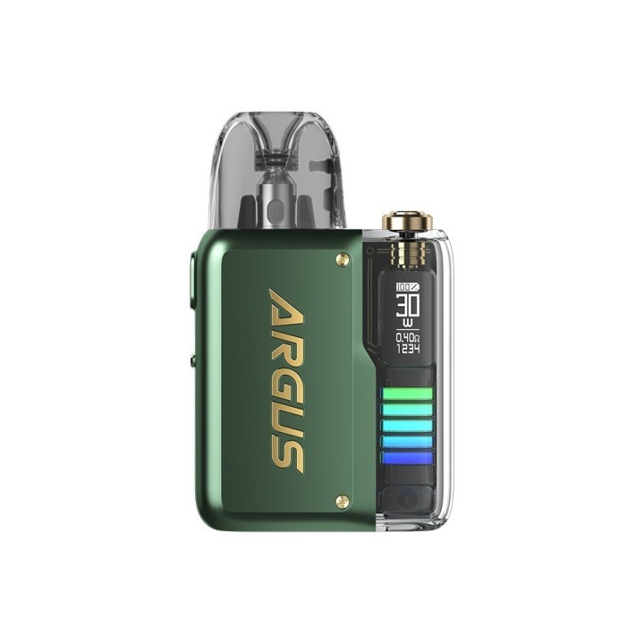 Voopoo Argus P2 Pod Mod yeşil, dijital ekranlı kompakt elektronik sigara