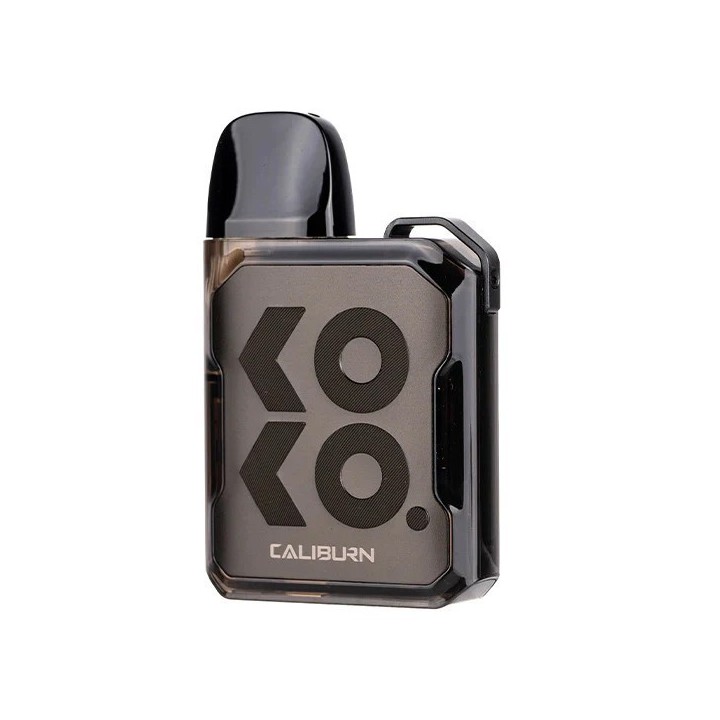 Uwell Caliburn GK2 Vision Pod Mod gri renkli kompakt elektronik sigara cihazı.