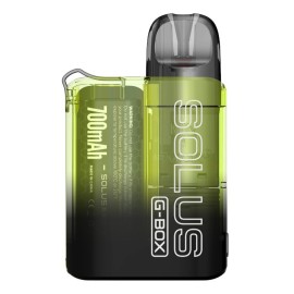 Smok Solus G-Box Pod Mod 700mAh, Yeşil Şeffaf Kapalı Görünüm