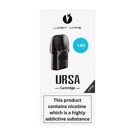 Lost Vape Ursa Kartuş 1.2Ω (3 Adet) Siyah Yedek Coil