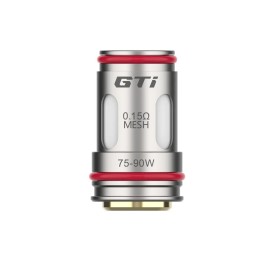 Vaporesso GTi Coil 0.15ohm Mesh, 75-90W, Metalik Kırmızı O-ring