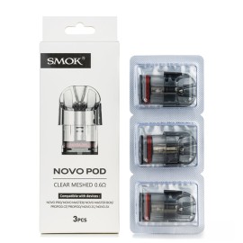 Smok Novo Clear Meshed 0.6Ω Pod Kartuş 3'lü Paket