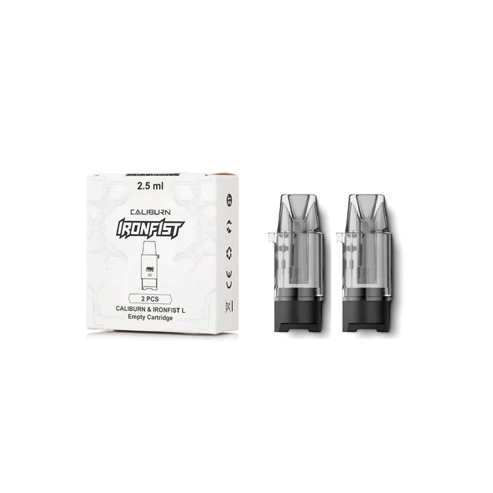 Uwell Ironfist L Kartuş 2'li Paket, 2.5ml Boş Yedek Kartuş