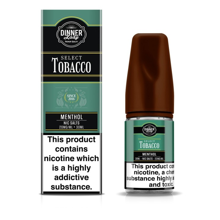 Dinner Lady Select Tobacco Menthol Salt Likit 20mg 30ml