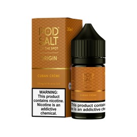Pod Salt Cuban Creme Salt Likit | Pod Salt Pod Salt Likit