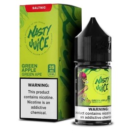 Nasty Juice Green Ape Salt Likit, Yeşil Elma Aromalı, 35mg, 30ml