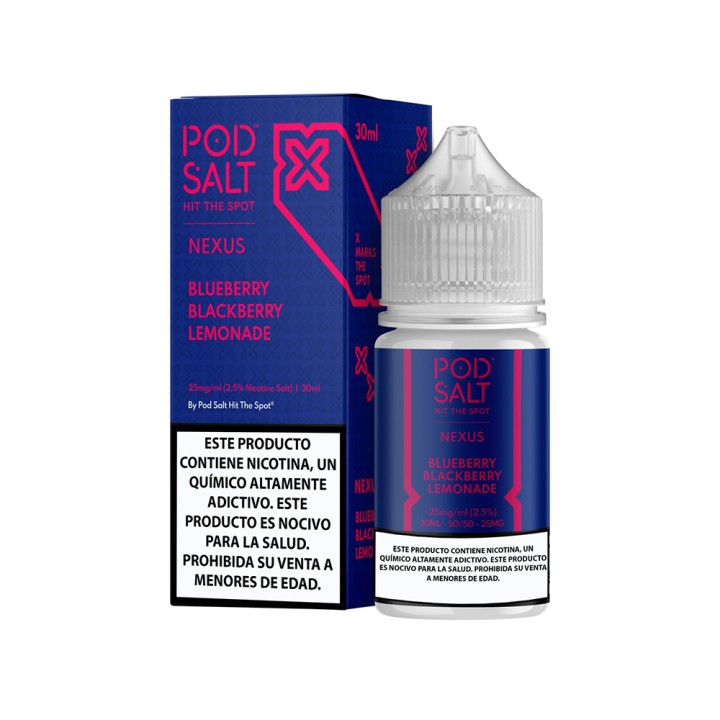 Pod Salt Nexus Blueberry Blackberry Lemonade Salt Likit 30ml