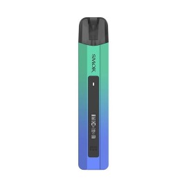 Smok Nfix Pro Pod Mod mavi-yeşil renkli, dijital ekranlı elektronik sigara