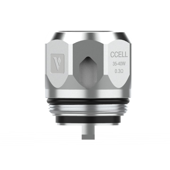 Vaporesso NRG Coil CCELL 0.3Ω yedek bobin, gümüş renkli.
