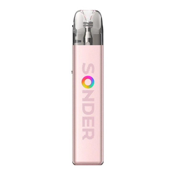 GeekVape Sonder Q2 Pod Mod pembe renkli, kompakt elektronik sigara.
