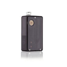 DotMod DotAIO V2 Lite Pod Mod Siyah, şeffaf gövdeli elektronik sigara.