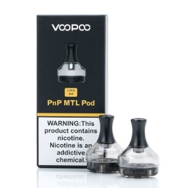 Voopoo PnP MTL Pod Kartuş 2 Adet Şeffaf Siyah MTL Tank