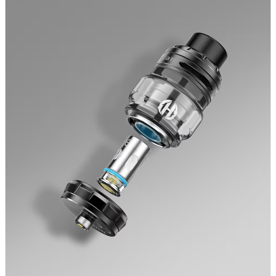 Aspire Huracan LX Pod Mod atomizer ve coil değişimi, siyah gri.