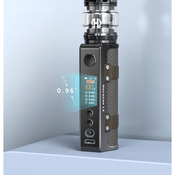 Aspire Huracan LX Pod Mod, 100W ekranlı, deri detaylı gri mod