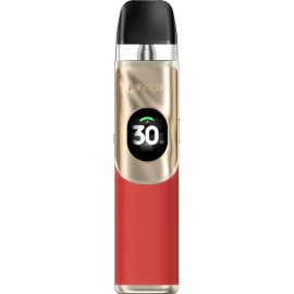 GeekVape Wenax Q2 Pod Mod kırmızı altın renkli, 30W ekranlı elektronik sigara