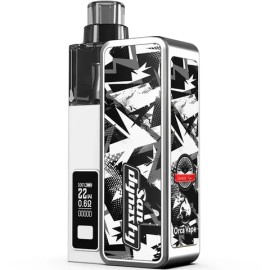 Gerobak Orca Vape San Dynasty Pod Mod, Siyah Beyaz Desenli