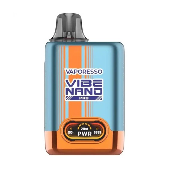 Vaporesso Vibe Nano Pro Pod Mod Mavi Turuncu Dijital Ekranlı Elektronik Sigara
