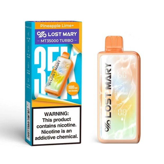 Lost Mary MT35000 Turbo Pineapple Lime+ Kullan At Vape Cihazı