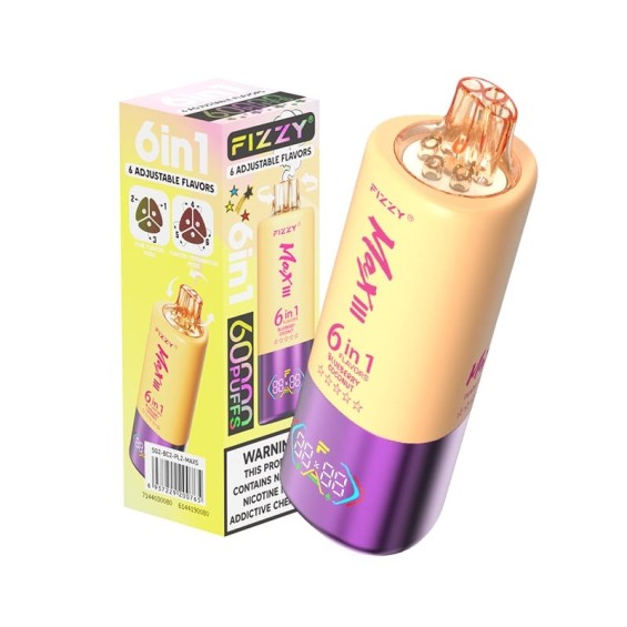 Fizzy Max III 6in1 60000 Puffs Ayarlanabilir Aromalı Tek Kullanımlık Pod