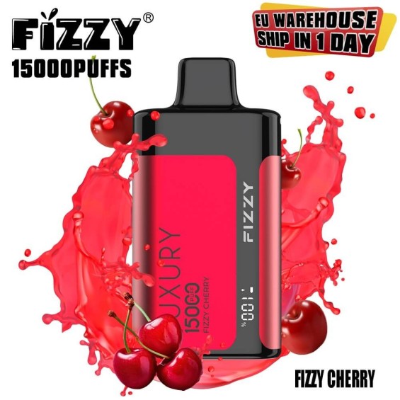 Fizzy Luxury 15000 Cherry Puff Tek Kullanımlık Elektronik Sigara