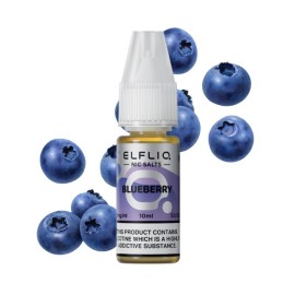 Elfliq Blueberry Salt Likit 10ml, yaban mersinli e-likit.