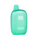 Flum Pebble 6000 Watermelon Lemon Mint kullan at yeşil tek kullanımlık pod.