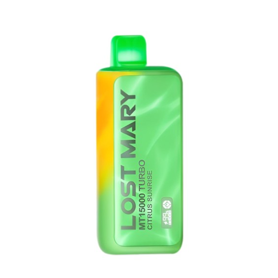 Lost Mary MT15000 Turbo Kullan At Vape Citrus Sunrise Yeşil-Sarı
