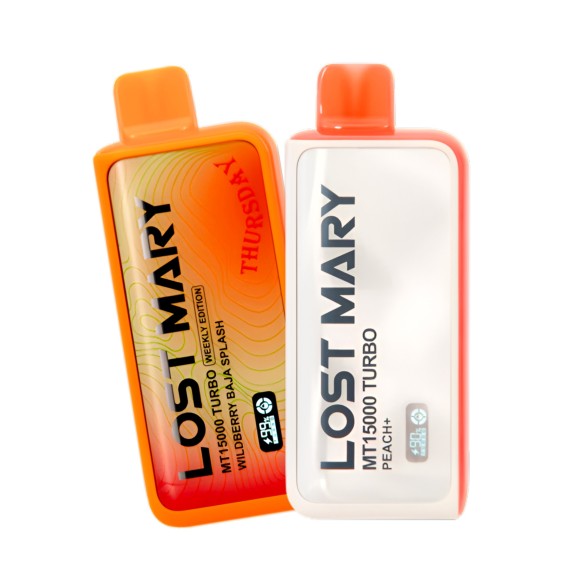 Lost Mary MT15000 Turbo Kullan At Vaping Cihazı - Wildberry & Peach