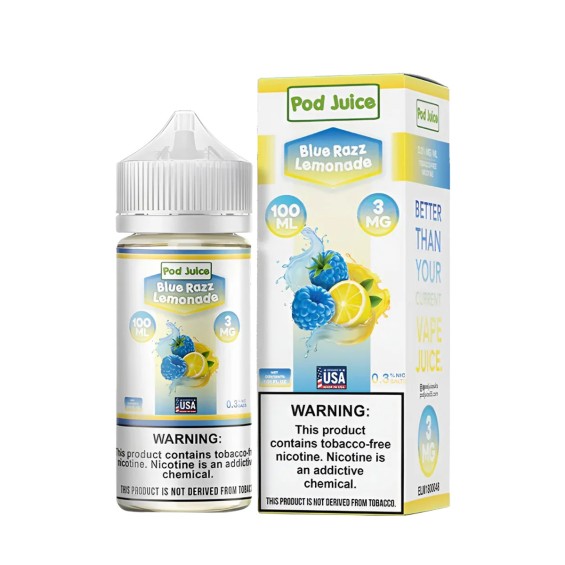 Pod Juice Blue Razz Lemonade E Likit