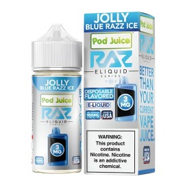 Pod Juice X Raz Jolly Blue Razz Ice E Likit | Pod Juice Pod