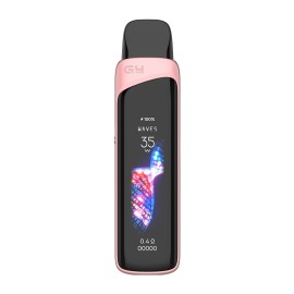 Uwell Caliburn G4 Pro Pod Mod pembe renkli, 35W ekranlı elektronik sigara.