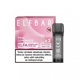 Elf Bar Elfa Pink Lemonade 2ml önceden doldurulmuş kartuş, 2'li paket