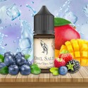 Owl Salt Blue Mango Blast Salt Likit, buzlu orman meyveli ve mango aromalı.