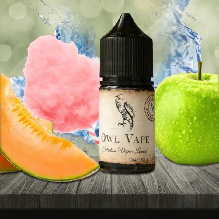 Owl Vape Duchess Salt Likit Yeşil Elma Kavun Şekerleme Aromalı