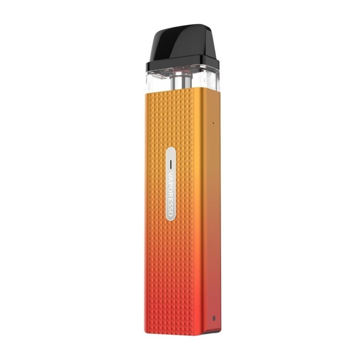 Vaporesso XROS Mini Pod Mod turuncu-kırmızı gradyan renkli, elmas desenli